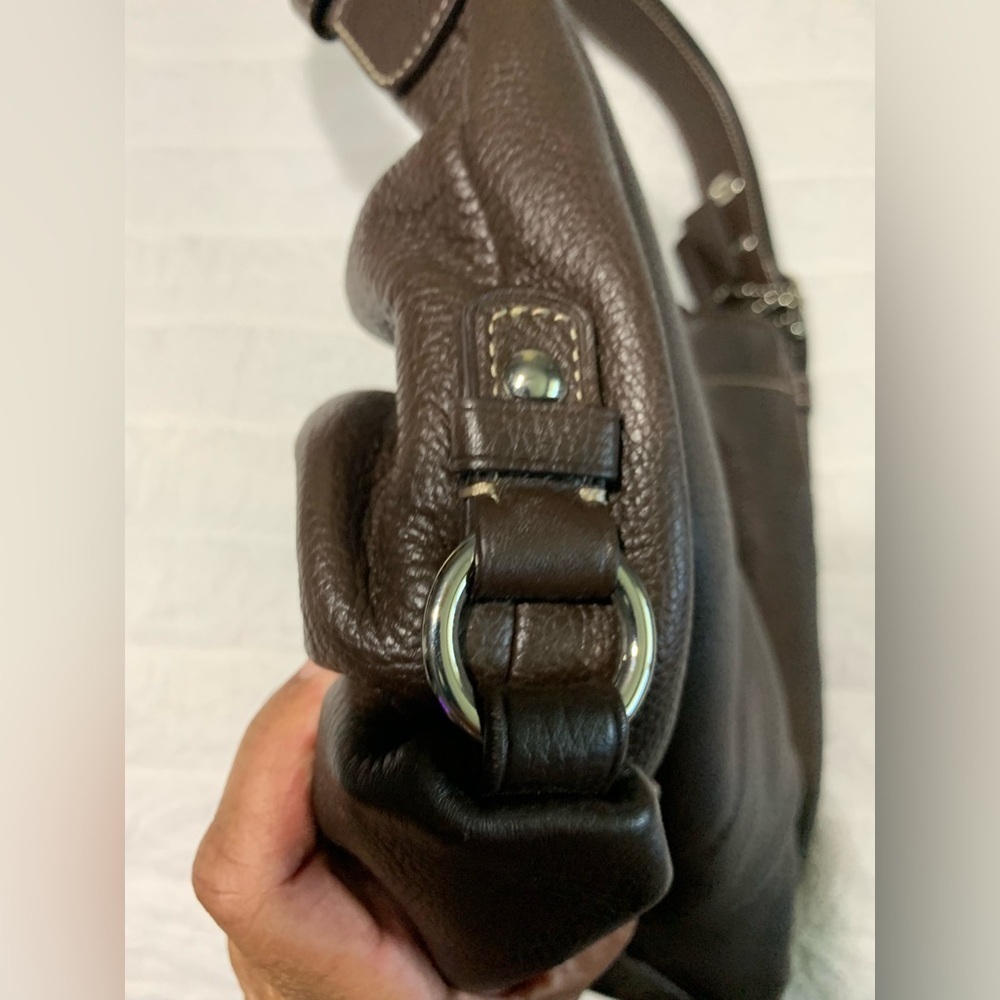 💕Sale💕COACH Vintage,SOHO PEBBLE Classic Hobo Bag. Dark Brown. Great condition. 🌺 - Picture 3 of 12